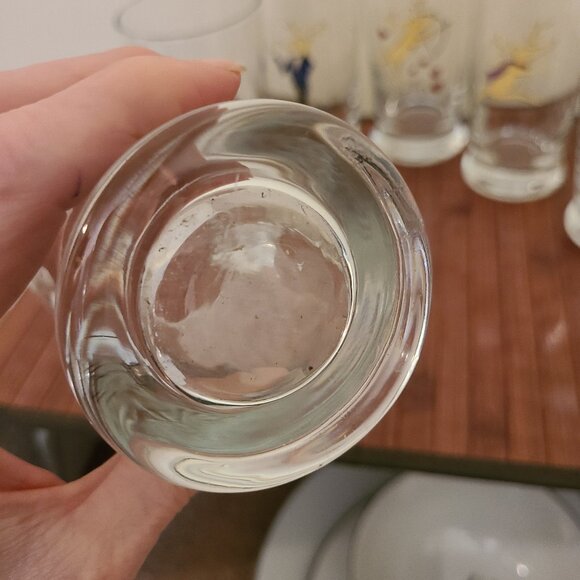 Pottery Barn Reindeer Tumblers Glasses, Set Of 7 (12 Oz Glasses) Footed - Picture 8 of 14